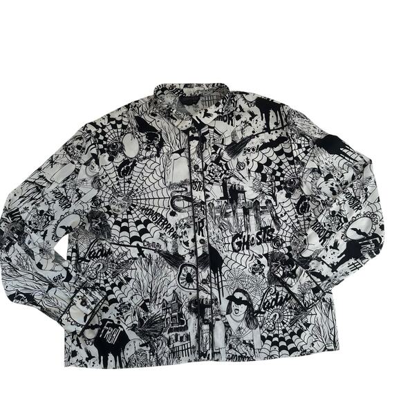 Topshop Halloween Blouse - Picture 2 of 8